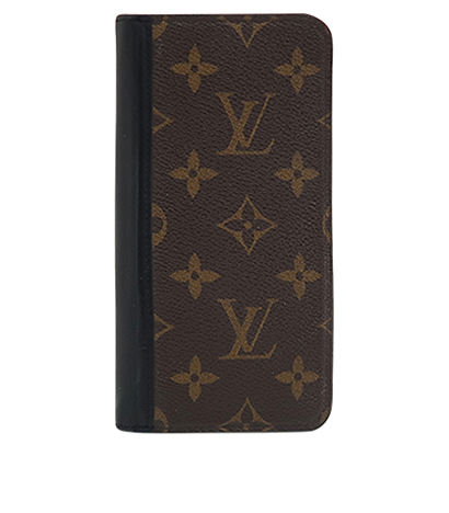 Louis Vuitton IPhone X Folio, front view